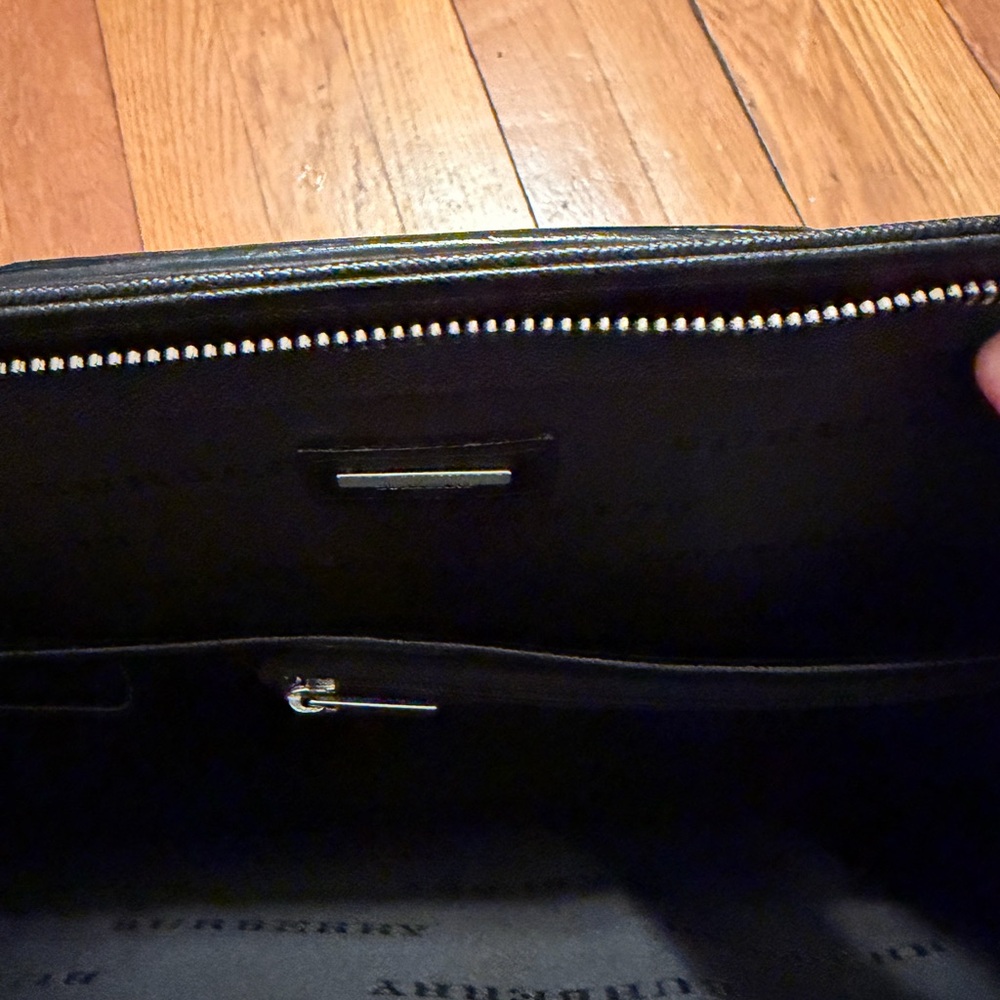 Burberry Dark Brown Leather Briefcase - Picture 8 of 13